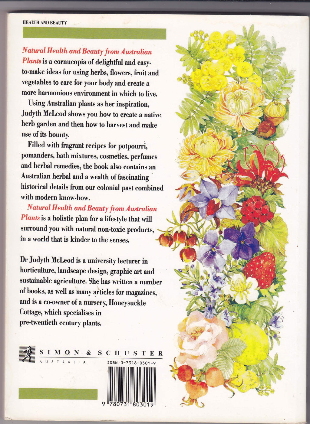 Natural Health and Beauty from Australian Plants by Judyth A. McLeod –  Books of Knowledge
